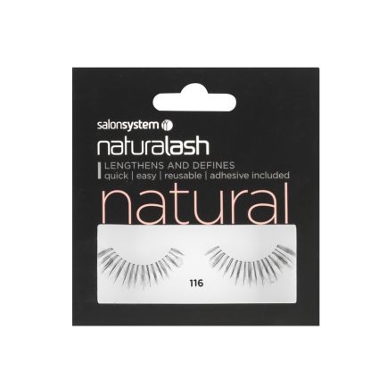 Salon System Naturalash 116 Black Strip Lash